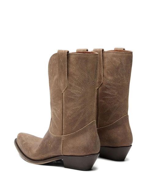 Golden Goose Wish Star low-heel boots - Grey