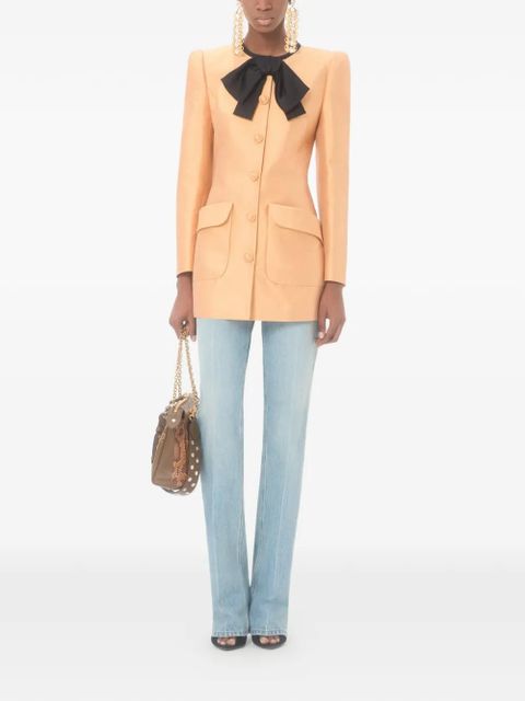 Valentino Garavani shantung caban - Orange - zdjęcie produktu nr 2