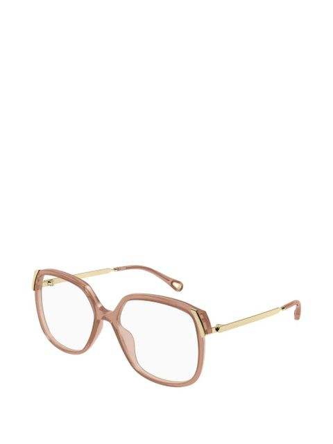 Chloé Eyewear square-frame glasses - Brown - zdjęcie produktu nr 2