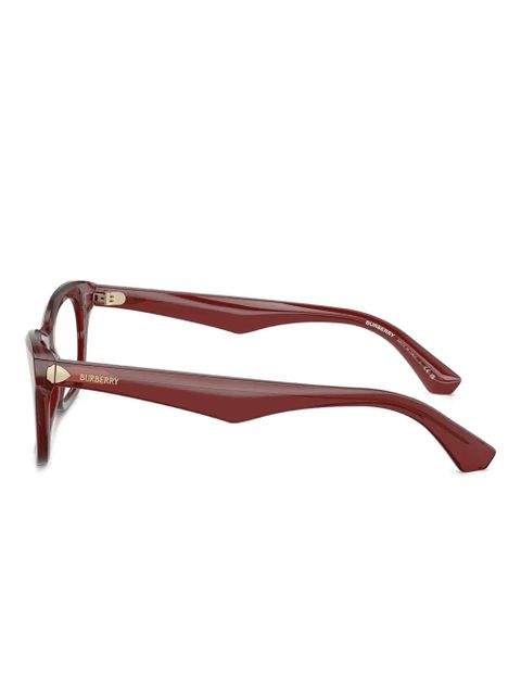 Burberry Eyewear rectangular-frame glasses - Red