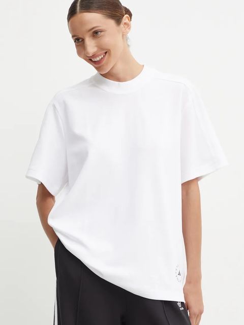 adidas by Stella McCartney t-shirt damski kolor biały IB6855 - zdjęcie produktu nr 1