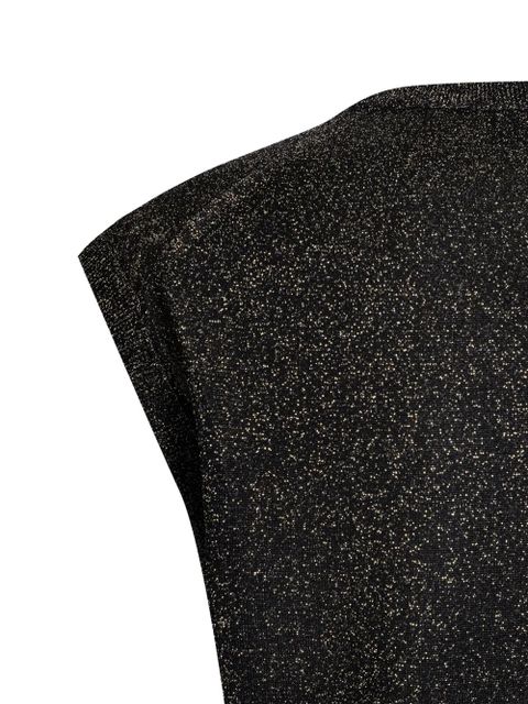 Dolce & Gabbana glitter-effect vest - Black - zdjęcie produktu nr 2