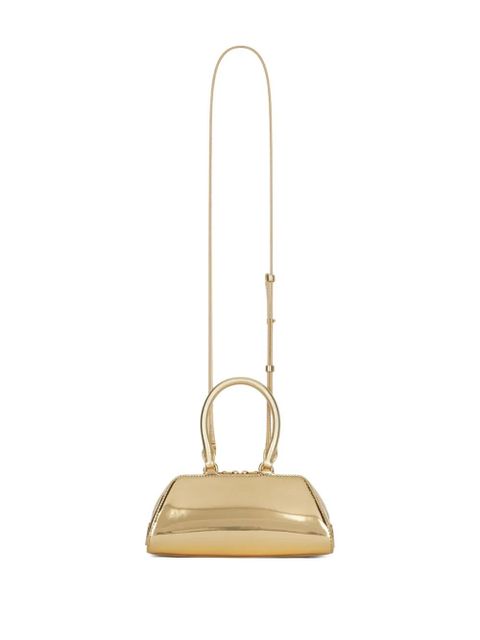 Givenchy mini Antigona East-West metallic tote bag - Gold