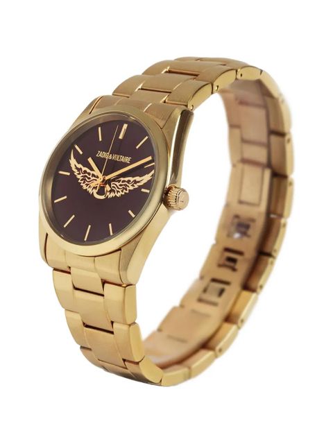 Zadig&Voltaire Wings steel watch - Brown