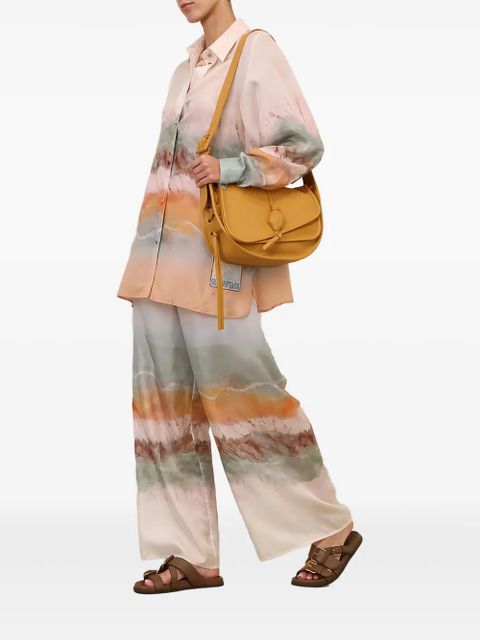 ZIMMERMANN ZIM DAYLIGHT RELAXED SHIRT TIE DYE - Neutrals