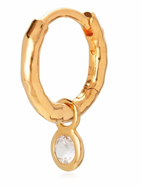 Monica Vinader mini gem huggie earrings - Gold - zdjęcie produktu nr 2