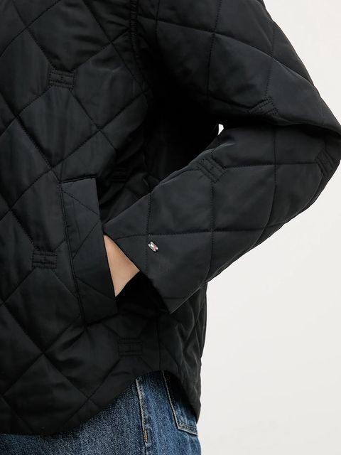 Tommy Hilfiger kurtka kolor czarny przejściowa WW0WW48691