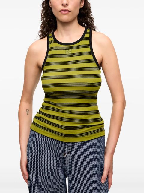 GANNI striped tank top - Green - zdjęcie produktu nr 2