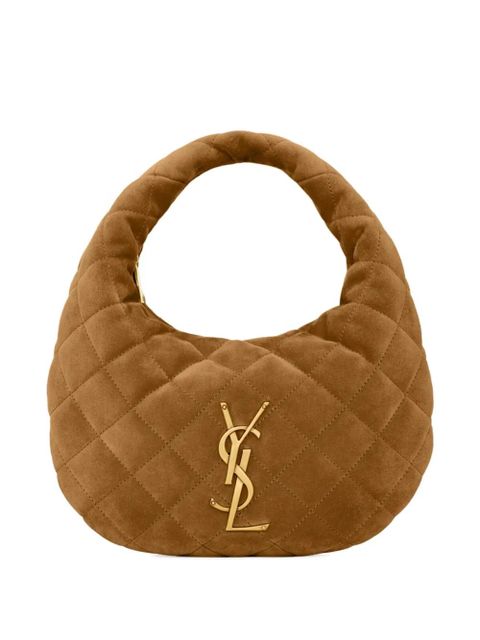 Saint Laurent Icarino suede shoulder bag - Brown - zdjęcie produktu nr 1