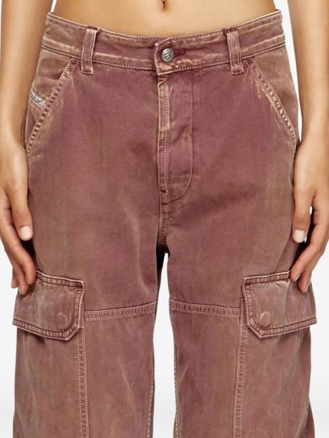 Diesel D-Pot cargo-pockets straight-leg jeans - Red