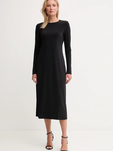 Calvin Klein Jeans sukienka kolor czarny maxi dopasowana LV047D212G - zdjęcie produktu nr 1