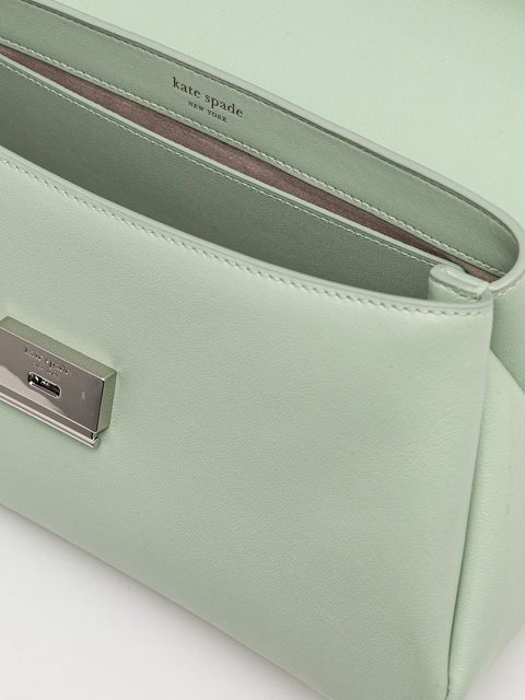 Kate Spade torebka skórzana kolor zielony KF844