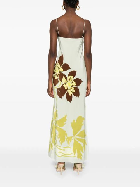 SIR. printed maxi dress - Green