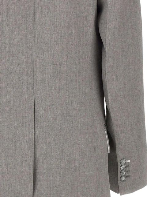 Victoria Beckham peak-lapels wool blazer - Grey