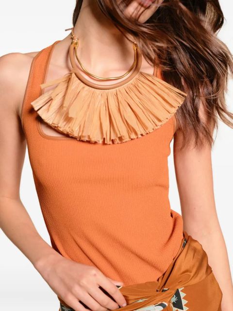 Johanna Ortiz Reinvention crinkle top - Orange - zdjęcie produktu nr 2