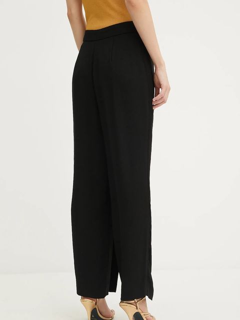 Marciano by Guess spodnie ARIANA damskie kolor czarny proste high waist 5YGB06 7341A