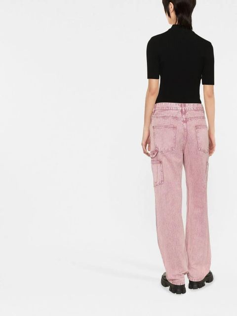 Courrèges Reedition rib-knit sweater - Black