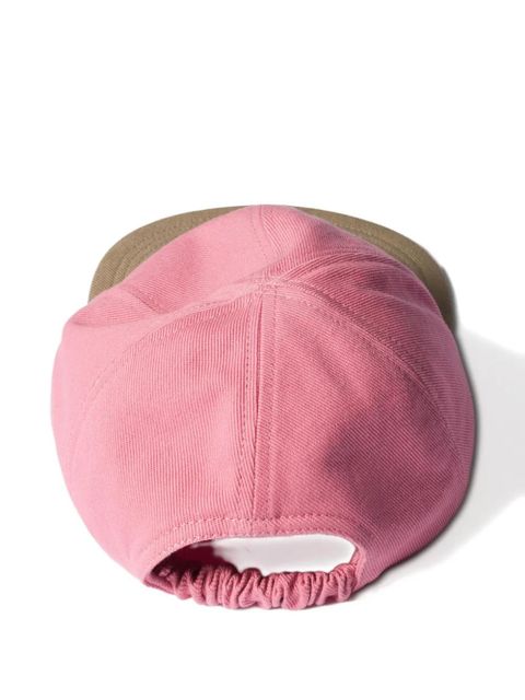 Miu Miu drill baseball cap - Pink - zdjęcie produktu nr 2