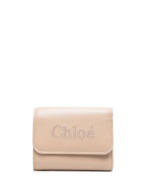 Chloé small Sense leather wallet - Neutrals - zdjęcie produktu nr 1