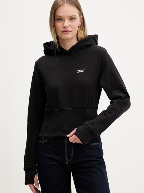 Tommy Jeans bluza z kapturem damska bawełniana - zdjęcie produktu nr 1