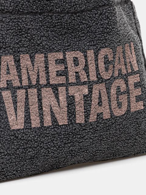 American Vintage torebka kolor szary HOK26A