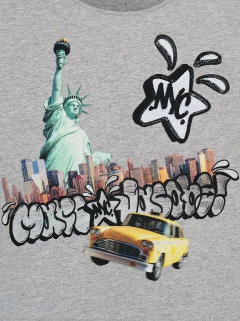 Marc Jacobs city graphic T-shirt - Grey