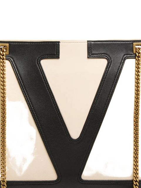 Valentino Garavani medium Viva Superstar leather tote bag - Neutrals