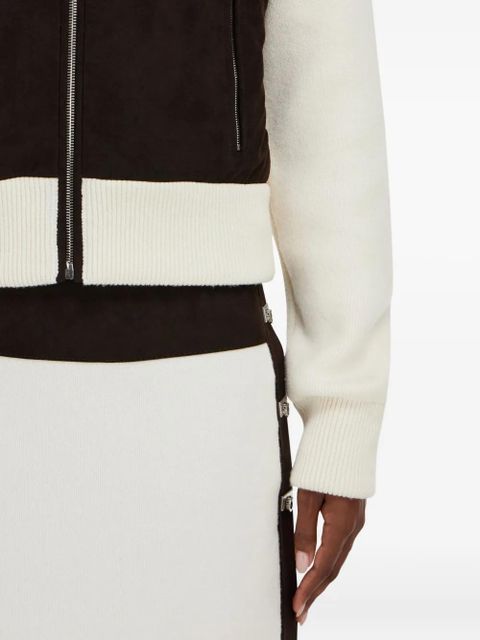 Ferragamo zip-fastening high-collar jacket - Neutrals