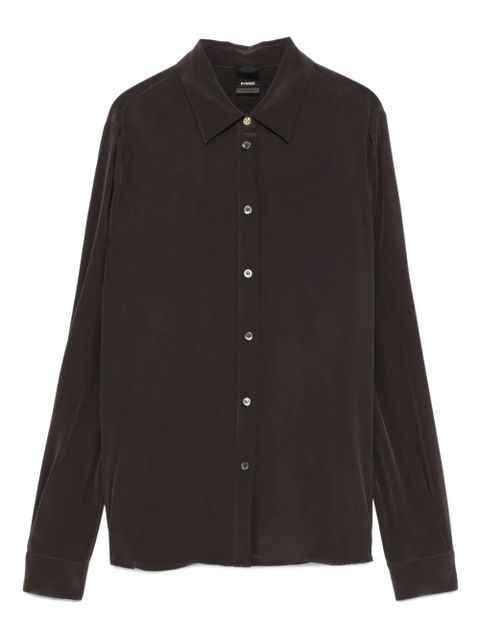 PINKO button-down silk shirt - Grey - zdjęcie produktu nr 1