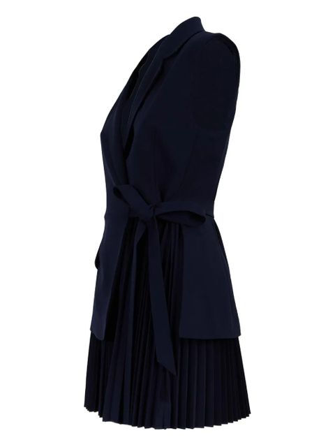 Simkhai Effie pleated wrap dress - Blue - zdjęcie produktu nr 2