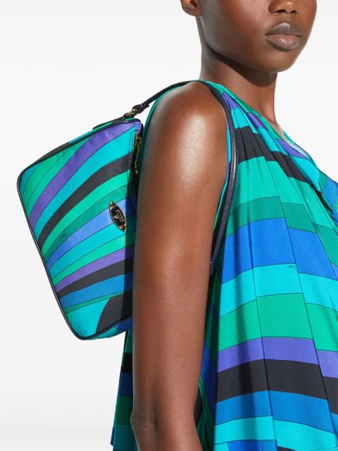 PUCCI Yummy striped shoulder bag - Blue - zdjęcie produktu nr 2