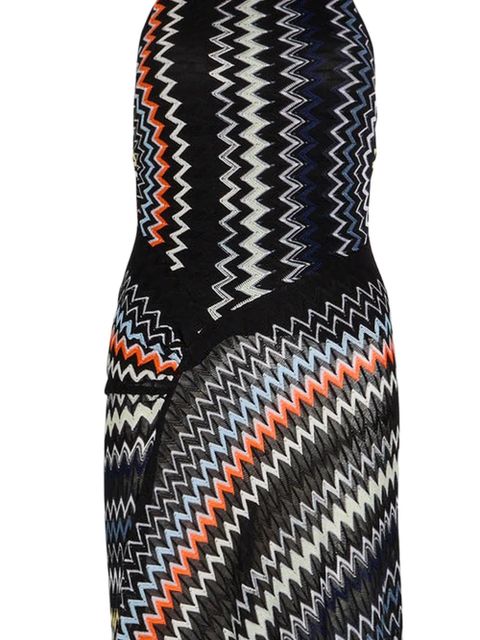 Missoni halterneck patterned dress - Black - zdjęcie produktu nr 2