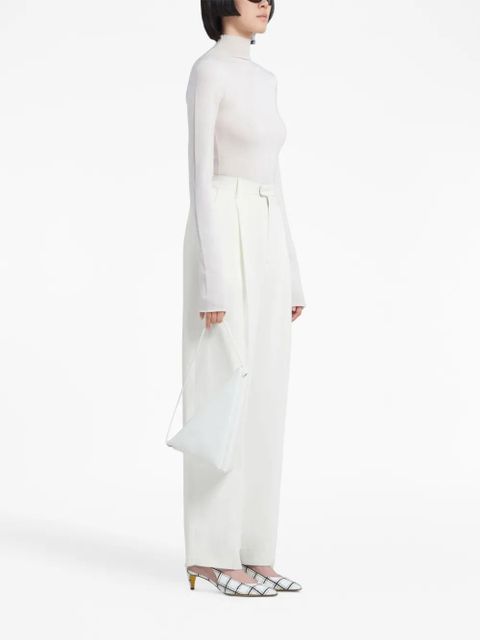 Marni tailored straight-leg trousers - White