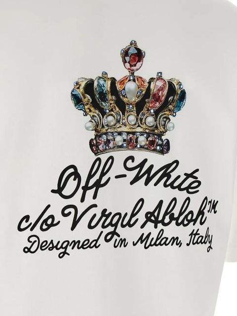 Off-White royal crown print T-shirt - zdjęcie produktu nr 2