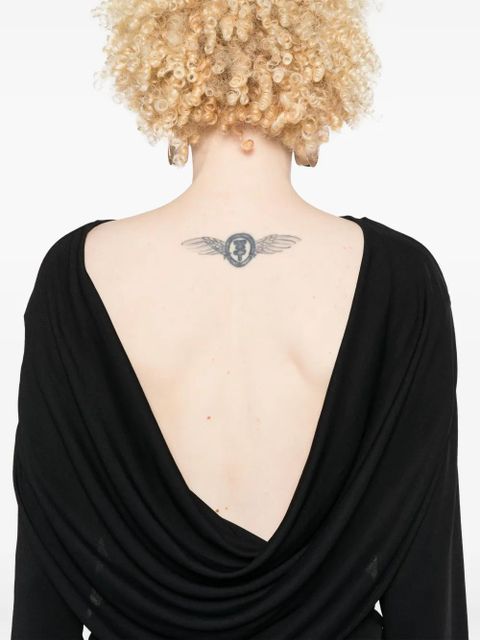 Jacquemus draped top - Black