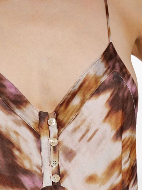 MARANT ÉTOILE Sabba midi dress - Neutrals