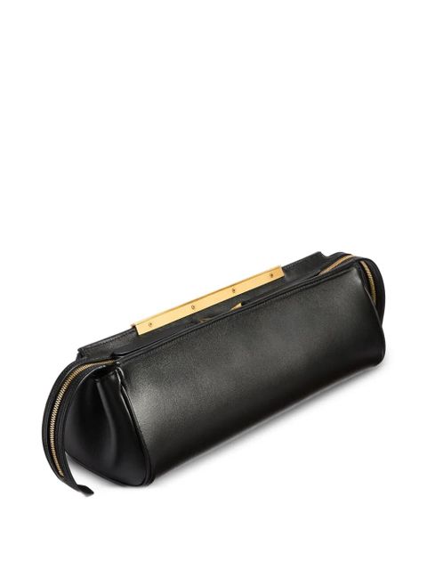 KHAITE Donna Evening leather clutch bag - Black