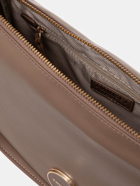 Twinset torebka kolor brązowy 252TD8290