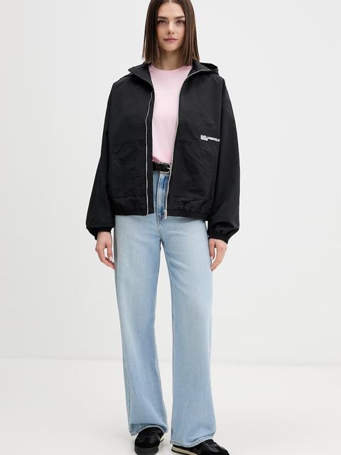 Karl Lagerfeld Jeans t-shirt damski bawełniany - zdjęcie produktu nr 1