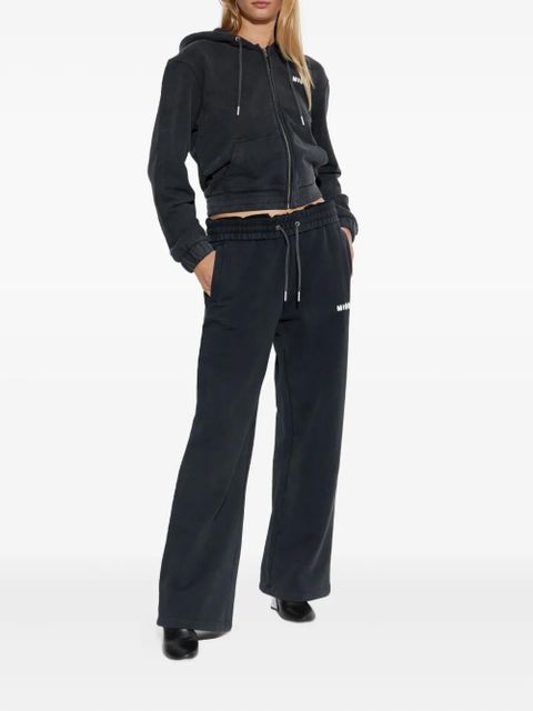 MISBHV logo-print drawstring track pants - Black