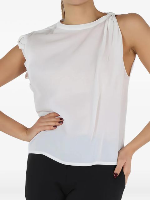PINKO twist-detail sleeveless blouse - Z04