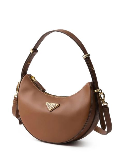 Prada mini Arqué shoulder bag - Brown