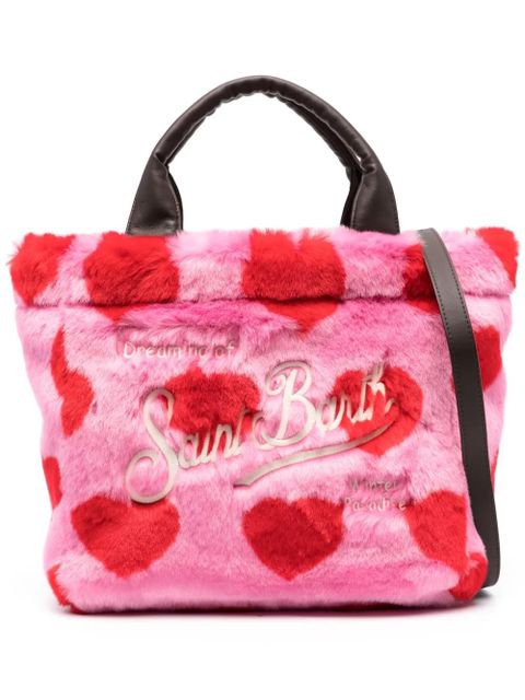 MC2 Saint Barth Colette faux-fur tote bag - Pink - zdjęcie produktu nr 1