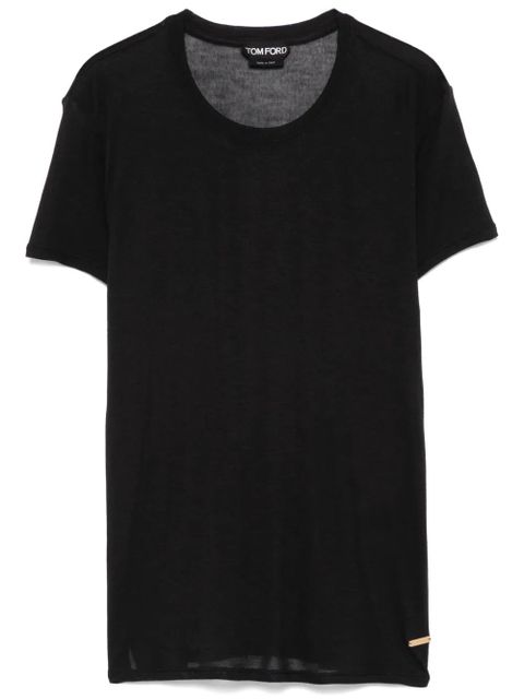TOM FORD logo-plaque T-shirt - Black - zdjęcie produktu nr 1