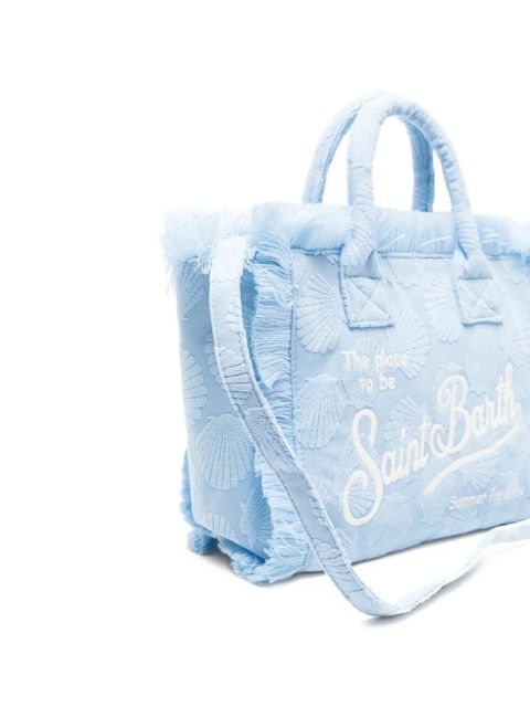 MC2 Saint Barth fringed-trim tote bag - Blue