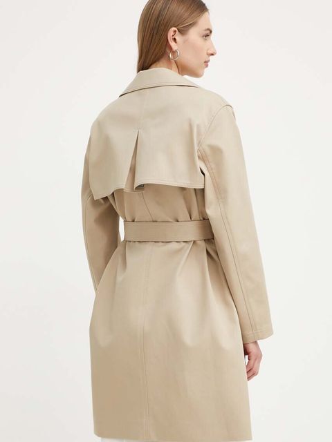 BOSS płaszcz bawełniany