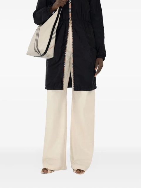 Burberry Vintage Check-trim parka coat - Black - zdjęcie produktu nr 2