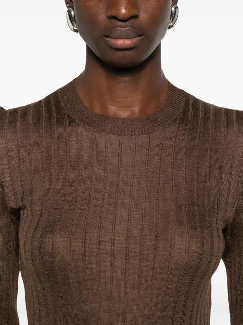 KHAITE Elm top - Brown