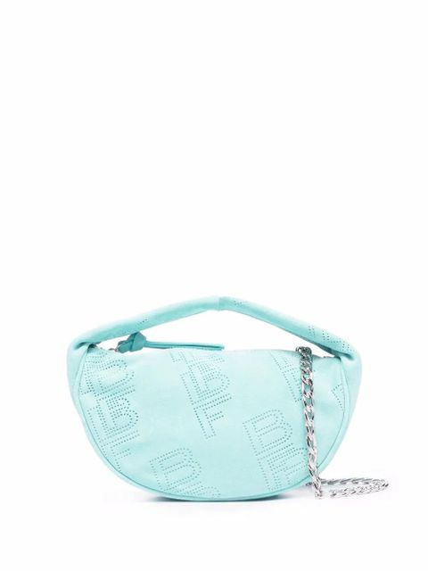 BY FAR Cush perforated-detail tote bag - Blue - zdjęcie produktu nr 1