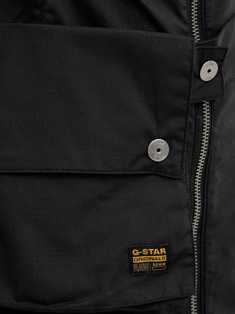 G-Star sukienka kolor czarny midi prosta D26288-D308